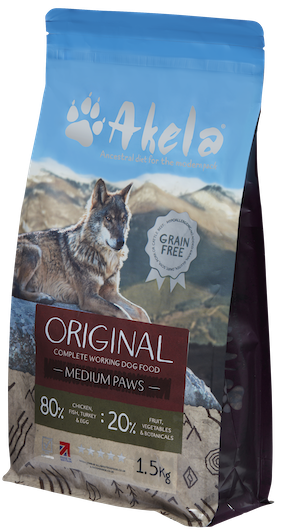 Akela Grain-Free Complete Wet Working Dog Food Wild Game 70:30 400g VAT FREE