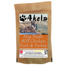 Akela Pet Dog Treats 80% Chicken, Turkey & Duck 100g Trial Size
